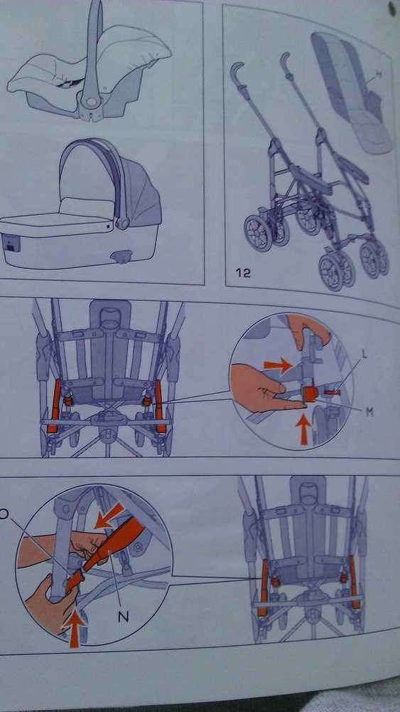 Как собрать коляску после стирки
