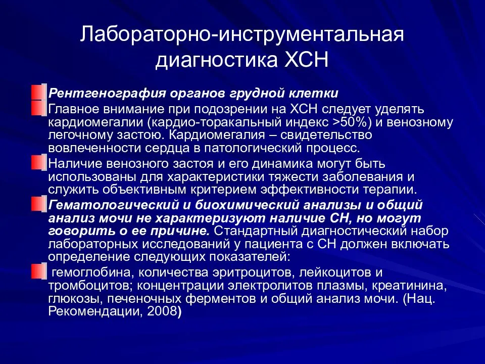 Сердечная недостаточность презентация