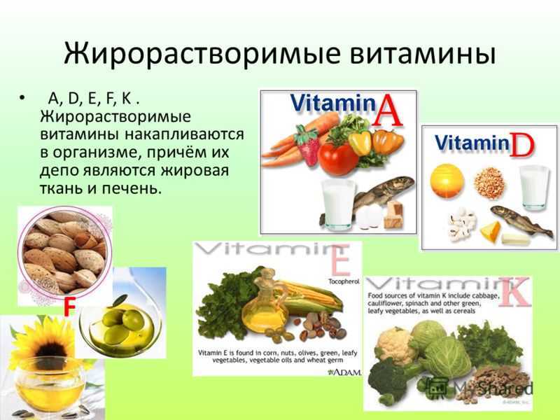 Жирорастворимые витамины | университетская клиника