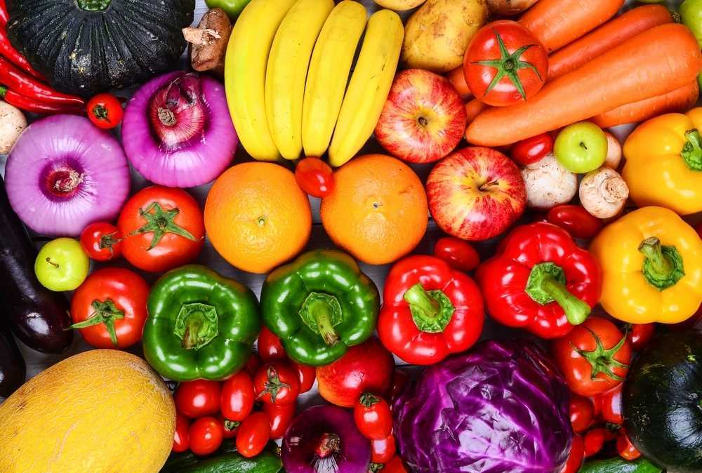 Цвет овощей и фруктов