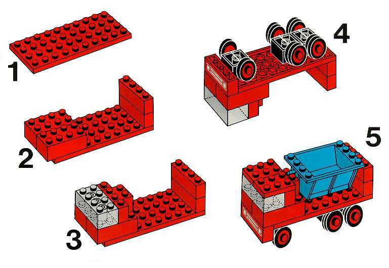 Схема из лего конструктора машины