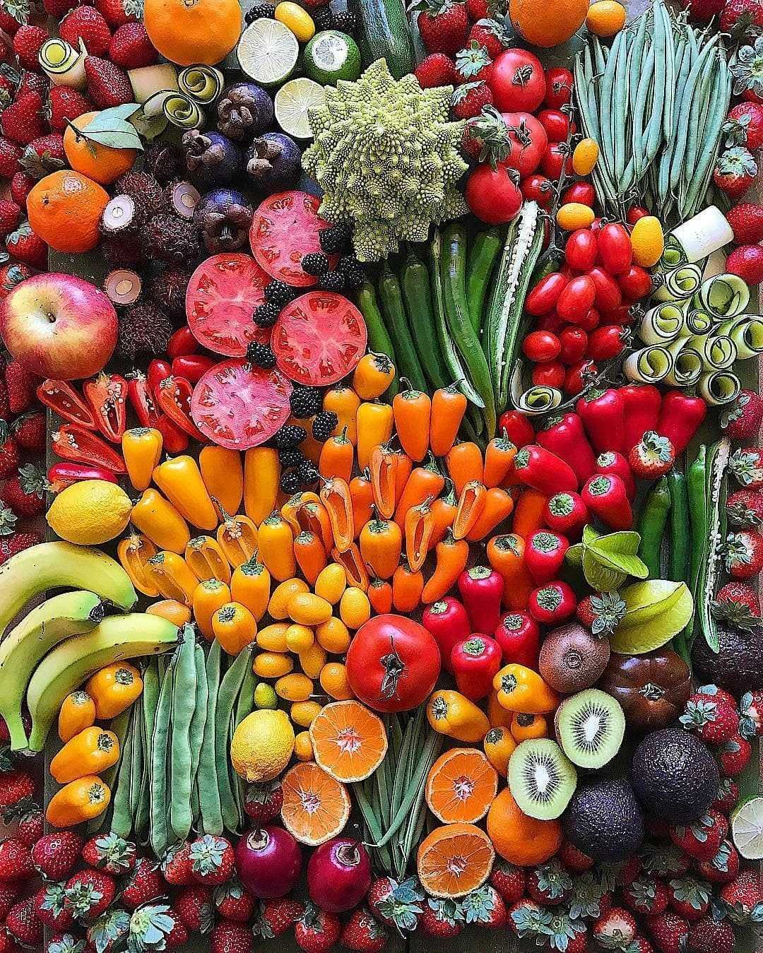 О чём говорит цвет употребляемых нами фруктов и овощей