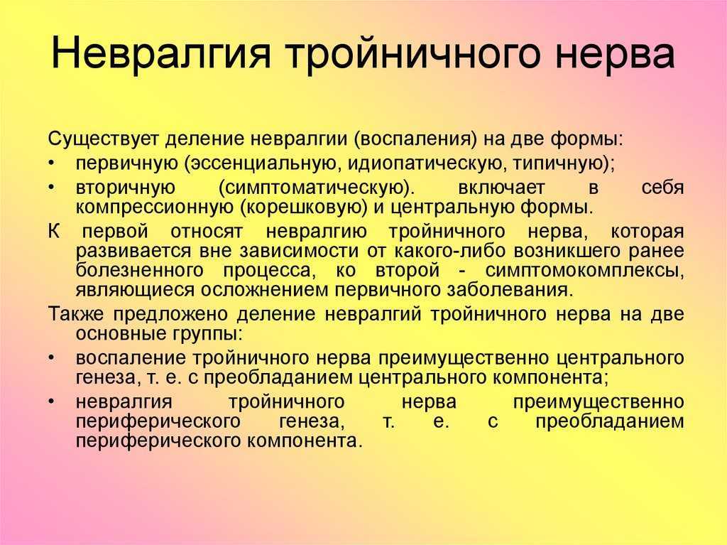 Воспаление тройничного нерва на лице картинки